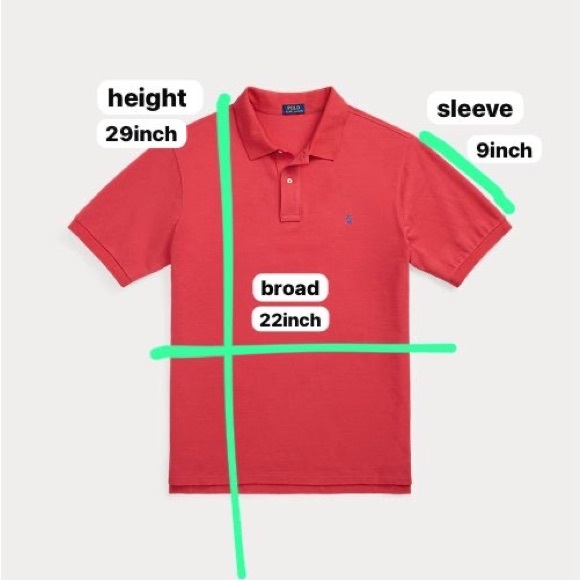 Ralph Lauren Red Polo Shirt Classic Piqué Knit - Picture 3 of 4